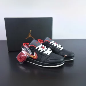 Air Jordan 1 Low ‘Born To Fly’ FJ7073-010 Black Sneakers
