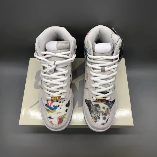 Nike SB Dunk High x Supreme ‘Rammellzee’ FD8779-100 Men’s Shoes