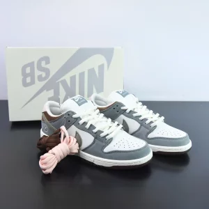Yuto Horigome x Nike SB Dunk Low White/Grey-Brown FQ1180-001