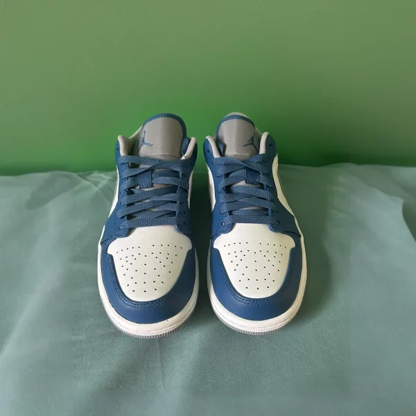 Air Jordan 1 Low ‘True Blue Cement’ 553558-412 (Men’s)